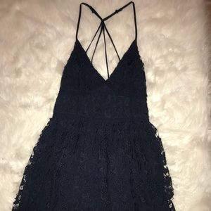 Navy blue summer dress never worn!!